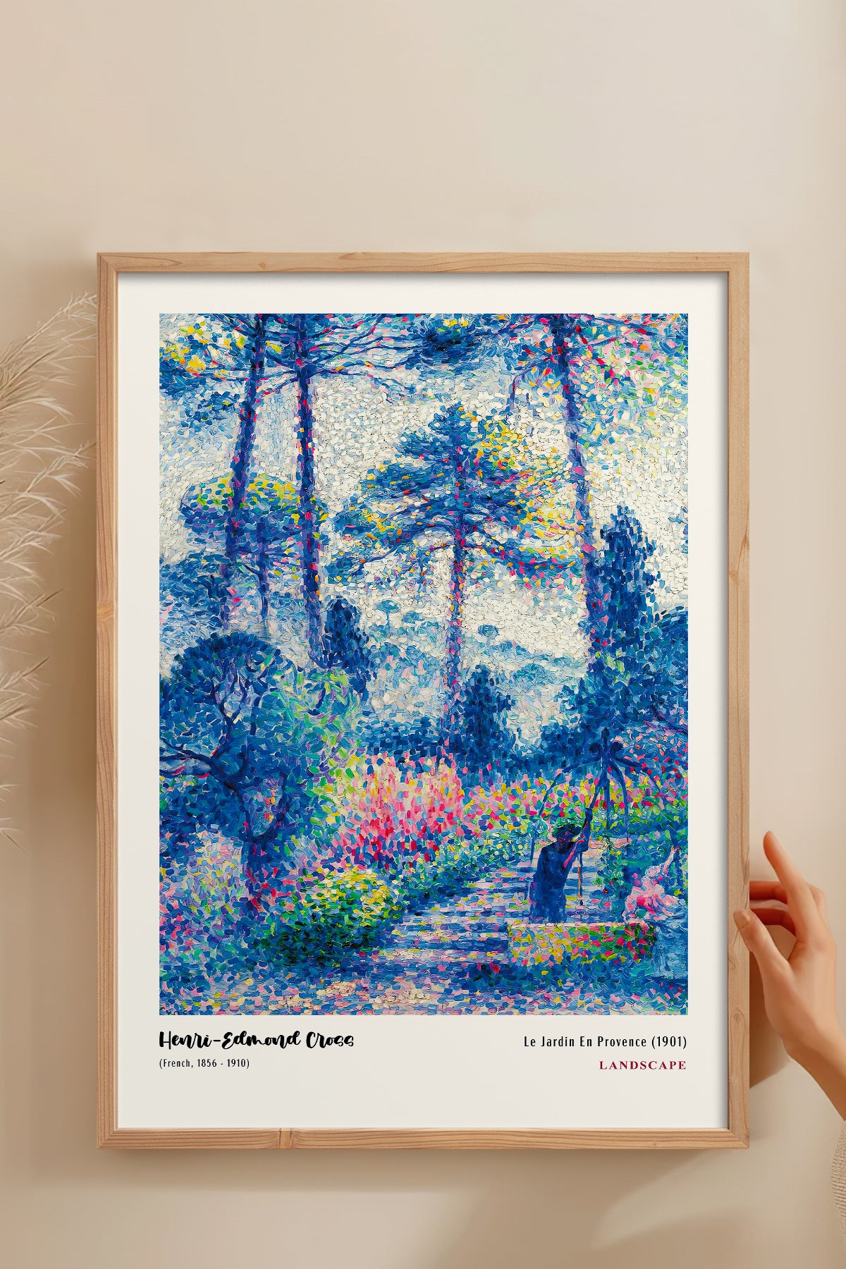 HOMEPACK Ahşap Çerçeveli Tablo Çerçeveli Poster Sanatsal Modern Duvar Dekoru MDN-10