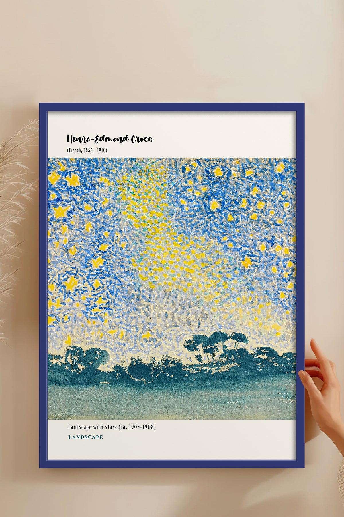 HOMEPACK Ahşap Çerçeveli Tablo Çerçeveli Poster Sanatsal Modern Duvar Dekoru MDN-11