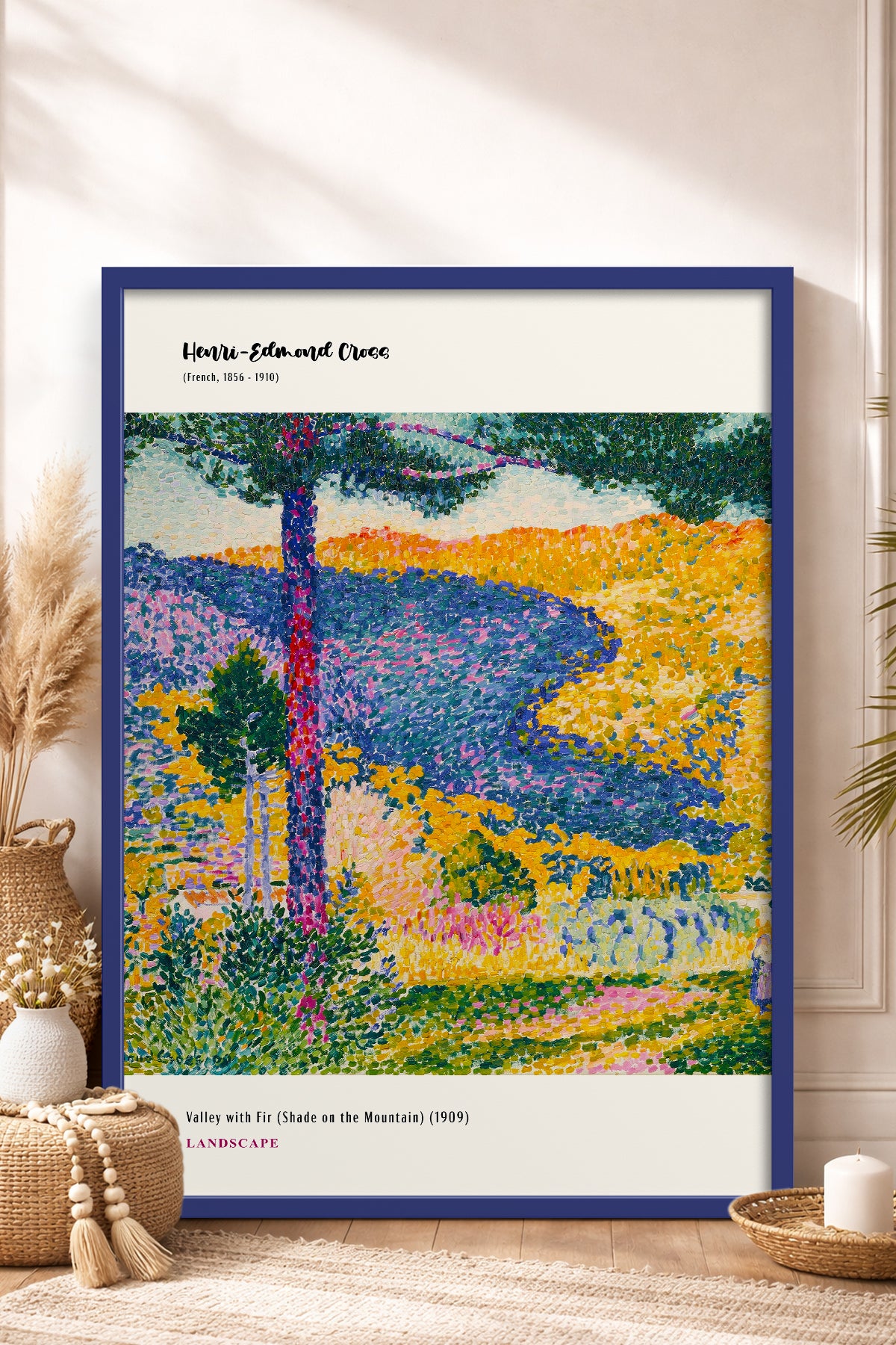 HOMEPACK Ahşap Çerçeveli Tablo Çerçeveli Poster Sanatsal Modern Duvar Dekoru MDN-12