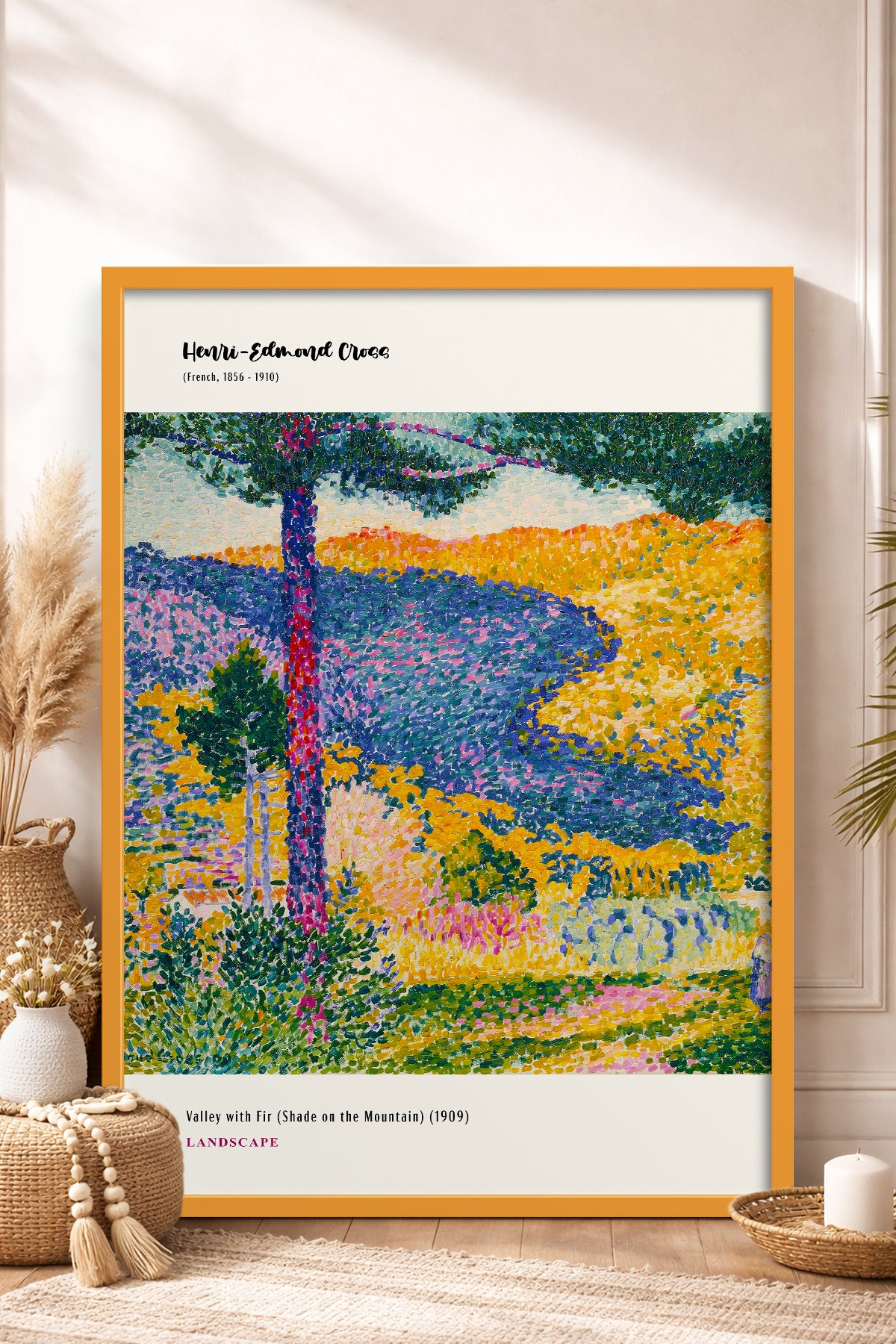 HOMEPACK Ahşap Çerçeveli Tablo Çerçeveli Poster Sanatsal Modern Duvar Dekoru MDN-12