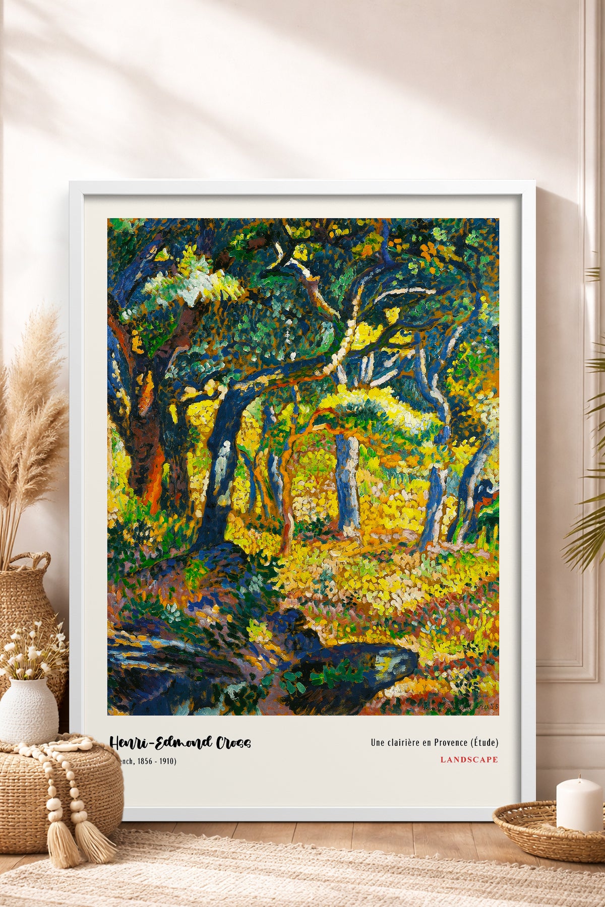 HOMEPACK Ahşap Çerçeveli Tablo Çerçeveli Poster Sanatsal Modern Duvar Dekoru MDN-014