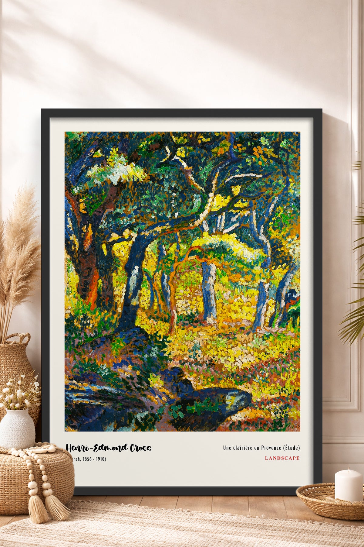 HOMEPACK Ahşap Çerçeveli Tablo Çerçeveli Poster Sanatsal Modern Duvar Dekoru MDN-014