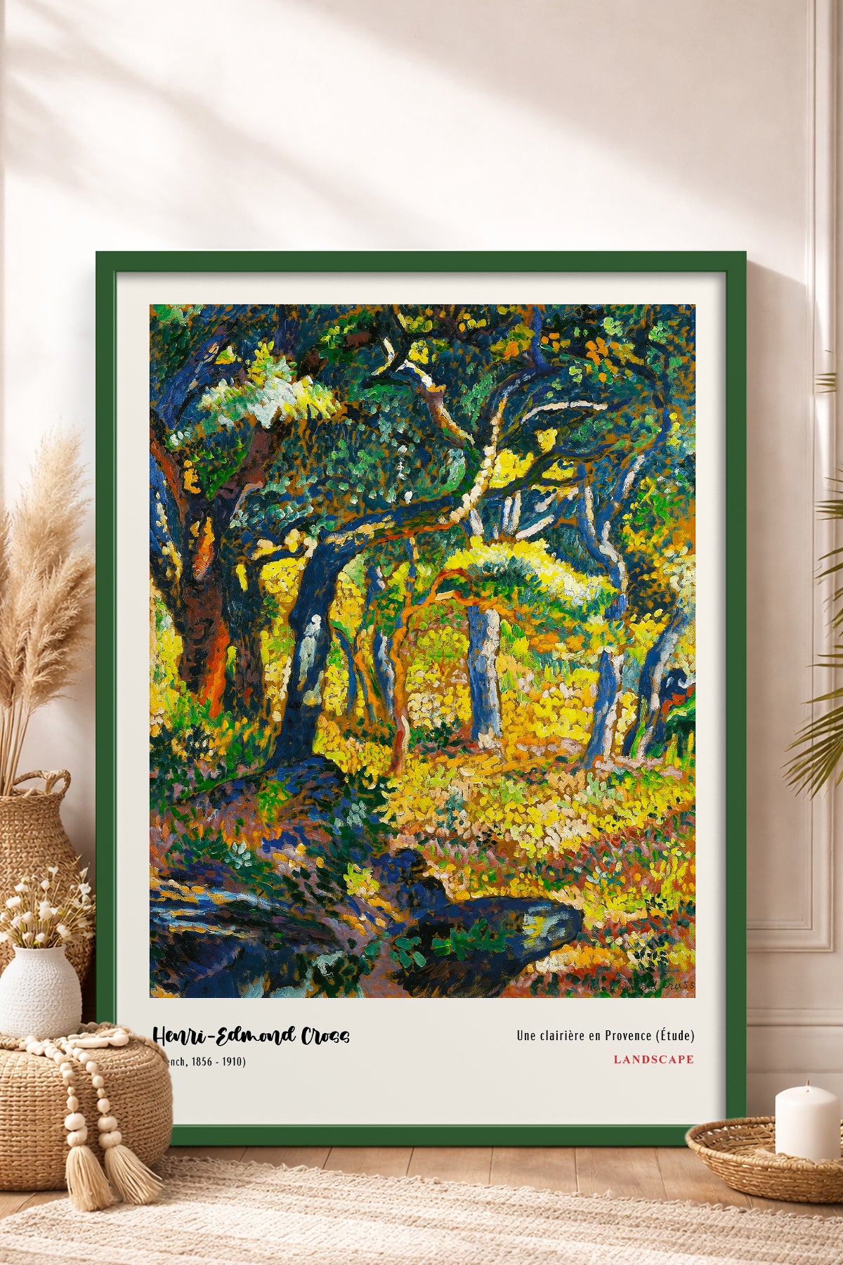HOMEPACK Ahşap Çerçeveli Tablo Çerçeveli Poster Sanatsal Modern Duvar Dekoru MDN-014