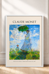 HOMEPACK Ahşap Çerçeveli Tablo Çerçeveli Poster Sanatsal Modern Duvar Dekoru MONET-01