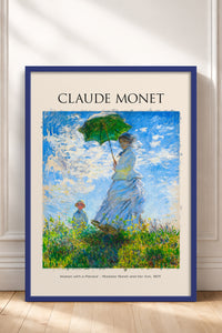 HOMEPACK Ahşap Çerçeveli Tablo Çerçeveli Poster Sanatsal Modern Duvar Dekoru MONET-01
