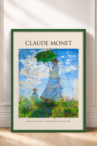 HOMEPACK Ahşap Çerçeveli Tablo Çerçeveli Poster Sanatsal Modern Duvar Dekoru MONET-01