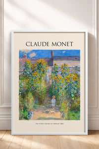 HOMEPACK Ahşap Çerçeveli Tablo Çerçeveli Poster Sanatsal Modern Duvar Dekoru MONET-03