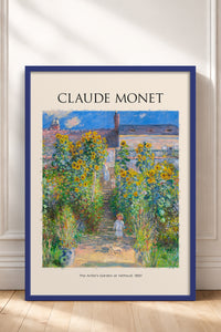 HOMEPACK Ahşap Çerçeveli Tablo Çerçeveli Poster Sanatsal Modern Duvar Dekoru MONET-03