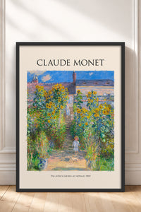 HOMEPACK Ahşap Çerçeveli Tablo Çerçeveli Poster Sanatsal Modern Duvar Dekoru MONET-03