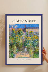 HOMEPACK Ahşap Çerçeveli Tablo Çerçeveli Poster Sanatsal Modern Duvar Dekoru MONET-03