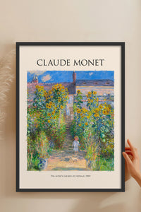 HOMEPACK Ahşap Çerçeveli Tablo Çerçeveli Poster Sanatsal Modern Duvar Dekoru MONET-03