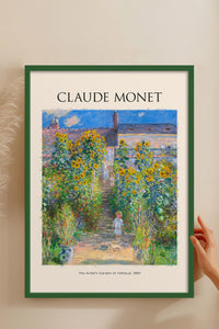 HOMEPACK Ahşap Çerçeveli Tablo Çerçeveli Poster Sanatsal Modern Duvar Dekoru MONET-03