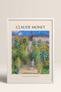 HOMEPACK Ahşap Çerçeveli Tablo Çerçeveli Poster Sanatsal Modern Duvar Dekoru MONET-03