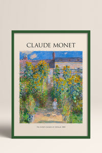 HOMEPACK Ahşap Çerçeveli Tablo Çerçeveli Poster Sanatsal Modern Duvar Dekoru MONET-03