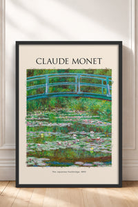 HOMEPACK Ahşap Çerçeveli Tablo Çerçeveli Poster Sanatsal Modern Duvar Dekoru MONET-04