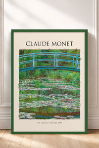 HOMEPACK Ahşap Çerçeveli Tablo Çerçeveli Poster Sanatsal Modern Duvar Dekoru MONET-04