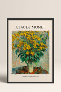 HOMEPACK Ahşap Çerçeveli Tablo Çerçeveli Poster Sanatsal Modern Duvar Dekoru MONET-05