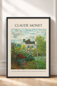 HOMEPACK Ahşap Çerçeveli Tablo Çerçeveli Poster Sanatsal Modern Duvar Dekoru MONET-07