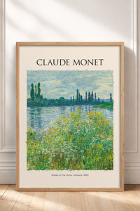 HOMEPACK Ahşap Çerçeveli Tablo Çerçeveli Poster Sanatsal Modern Duvar Dekoru MONET-08