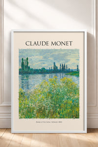 HOMEPACK Ahşap Çerçeveli Tablo Çerçeveli Poster Sanatsal Modern Duvar Dekoru MONET-08