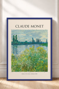 HOMEPACK Ahşap Çerçeveli Tablo Çerçeveli Poster Sanatsal Modern Duvar Dekoru MONET-08