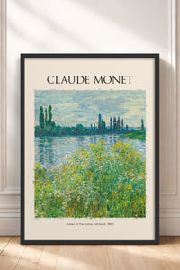 HOMEPACK Ahşap Çerçeveli Tablo Çerçeveli Poster Sanatsal Modern Duvar Dekoru MONET-08