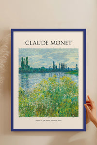HOMEPACK Ahşap Çerçeveli Tablo Çerçeveli Poster Sanatsal Modern Duvar Dekoru MONET-08
