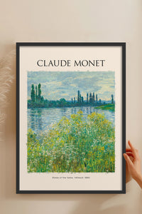 HOMEPACK Ahşap Çerçeveli Tablo Çerçeveli Poster Sanatsal Modern Duvar Dekoru MONET-08