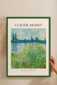 HOMEPACK Ahşap Çerçeveli Tablo Çerçeveli Poster Sanatsal Modern Duvar Dekoru MONET-08