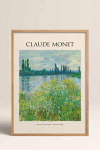 HOMEPACK Ahşap Çerçeveli Tablo Çerçeveli Poster Sanatsal Modern Duvar Dekoru MONET-08