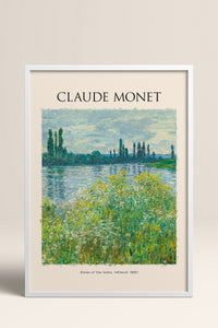HOMEPACK Ahşap Çerçeveli Tablo Çerçeveli Poster Sanatsal Modern Duvar Dekoru MONET-08
