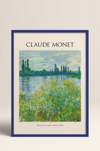 HOMEPACK Ahşap Çerçeveli Tablo Çerçeveli Poster Sanatsal Modern Duvar Dekoru MONET-08
