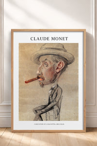HOMEPACK Ahşap Çerçeveli Tablo Çerçeveli Poster Sanatsal Modern Duvar Dekoru MONET-09
