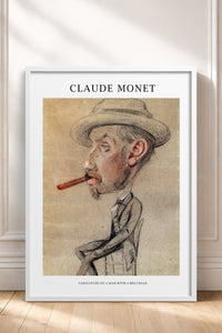 HOMEPACK Ahşap Çerçeveli Tablo Çerçeveli Poster Sanatsal Modern Duvar Dekoru MONET-09