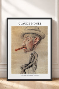 HOMEPACK Ahşap Çerçeveli Tablo Çerçeveli Poster Sanatsal Modern Duvar Dekoru MONET-09