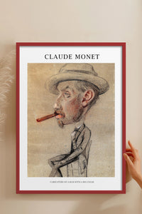 HOMEPACK Ahşap Çerçeveli Tablo Çerçeveli Poster Sanatsal Modern Duvar Dekoru MONET-09