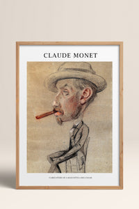 HOMEPACK Ahşap Çerçeveli Tablo Çerçeveli Poster Sanatsal Modern Duvar Dekoru MONET-09