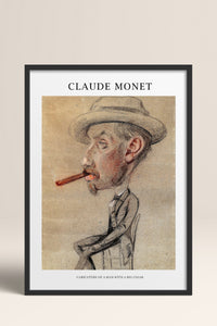 HOMEPACK Ahşap Çerçeveli Tablo Çerçeveli Poster Sanatsal Modern Duvar Dekoru MONET-09
