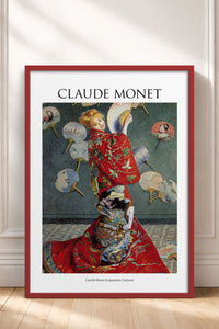 HOMEPACK Ahşap Çerçeveli Tablo Çerçeveli Poster Sanatsal Modern Duvar Dekoru MONET-10