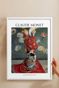 HOMEPACK Ahşap Çerçeveli Tablo Çerçeveli Poster Sanatsal Modern Duvar Dekoru MONET-10