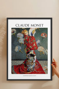 HOMEPACK Ahşap Çerçeveli Tablo Çerçeveli Poster Sanatsal Modern Duvar Dekoru MONET-10