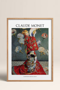 HOMEPACK Ahşap Çerçeveli Tablo Çerçeveli Poster Sanatsal Modern Duvar Dekoru MONET-10