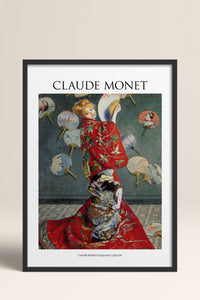 HOMEPACK Ahşap Çerçeveli Tablo Çerçeveli Poster Sanatsal Modern Duvar Dekoru MONET-10