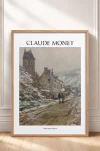 HOMEPACK Ahşap Çerçeveli Tablo Çerçeveli Poster Sanatsal Modern Duvar Dekoru MONET-11