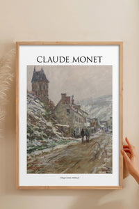 HOMEPACK Ahşap Çerçeveli Tablo Çerçeveli Poster Sanatsal Modern Duvar Dekoru MONET-11