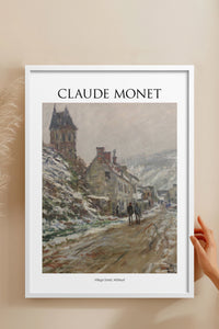 HOMEPACK Ahşap Çerçeveli Tablo Çerçeveli Poster Sanatsal Modern Duvar Dekoru MONET-11