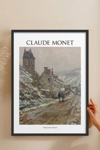 HOMEPACK Ahşap Çerçeveli Tablo Çerçeveli Poster Sanatsal Modern Duvar Dekoru MONET-11