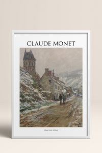 HOMEPACK Ahşap Çerçeveli Tablo Çerçeveli Poster Sanatsal Modern Duvar Dekoru MONET-11