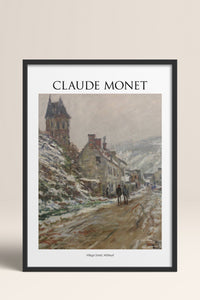 HOMEPACK Ahşap Çerçeveli Tablo Çerçeveli Poster Sanatsal Modern Duvar Dekoru MONET-11