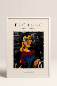 HOMEPACK Ahşap Çerçeveli Tablo Çerçeveli Poster Sanatsal Modern Duvar Dekoru PICASSO-01
